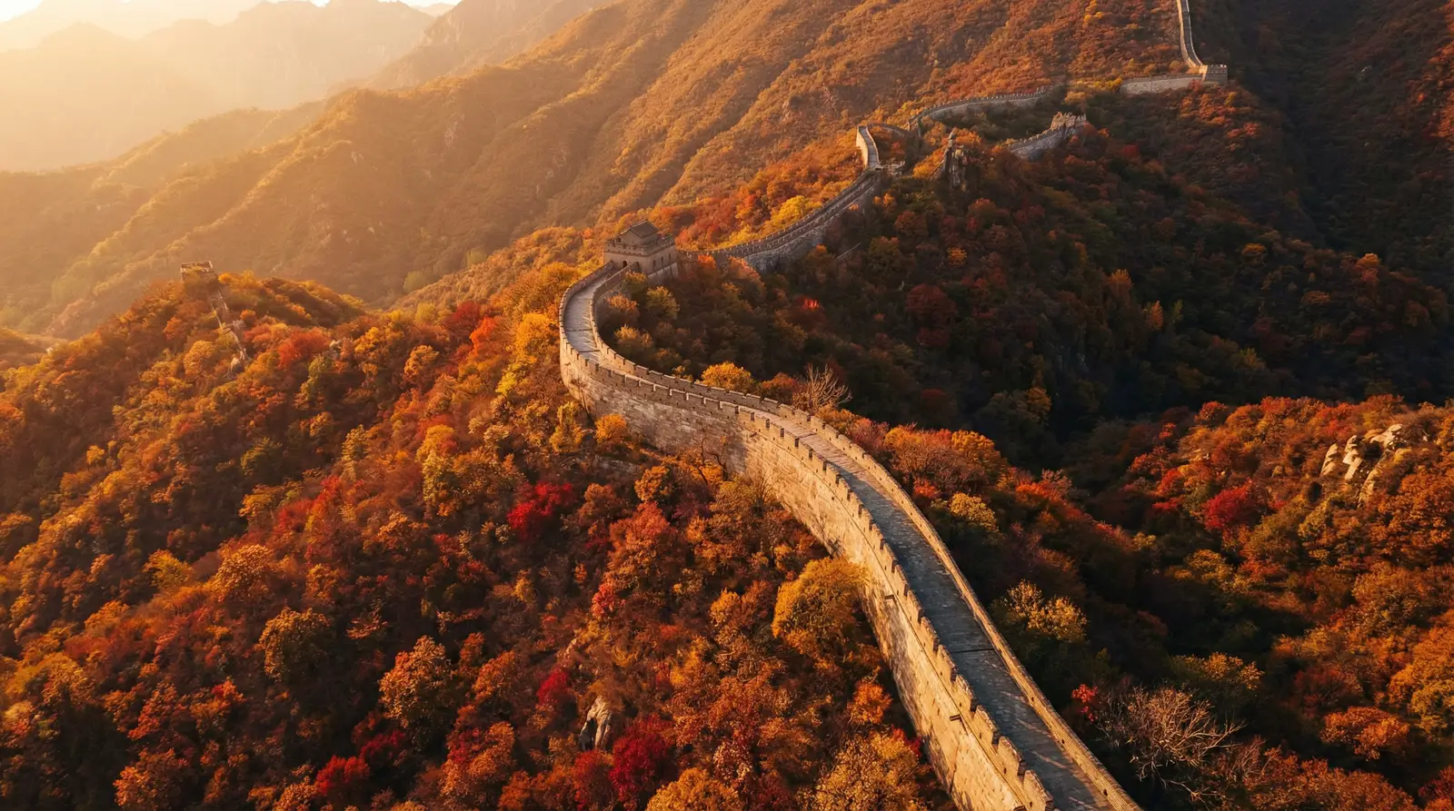 迈开腿让我尝尝你的扇贝免费观看 秋日长城航拍全景